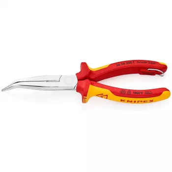 Knaibles Knipex ar garu snīpi, 200 mm, 2. forma, 40° leņķis, VDE daudzkomponentu rokturi