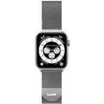 Laut International Tērauda cilpas aproce pulkstenim 42/44 mm Sudraba