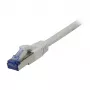 Savienojuma kabelis RJ45 - CAT6A 500MHz - 0,25m - balts - S-STP(S/FTP) - AWG26 - LSZH - Synergy 21