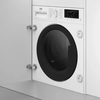 Veļas žāvētājs BEKO B5DBT68547W iebūvējamais, 8 kg mazgāšana / 5 kg žāvēšana, 1400 apgr./min