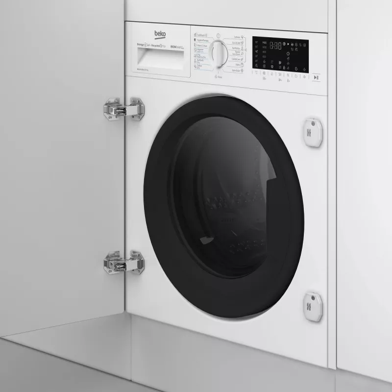 Veļas žāvētājs BEKO B5DBT68547W iebūvējamais, 8 kg mazgāšana / 5 kg žāvēšana, 1400 apgr./min