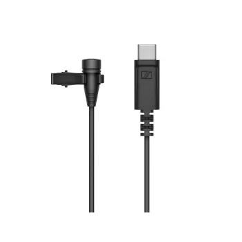 Lavaljē mikrofons Sennheiser XS LAV USB-C, omnidirekcionāls kondensatora, USB-C vads, 2 m kabelis, 16-bit, 70–18 kHz