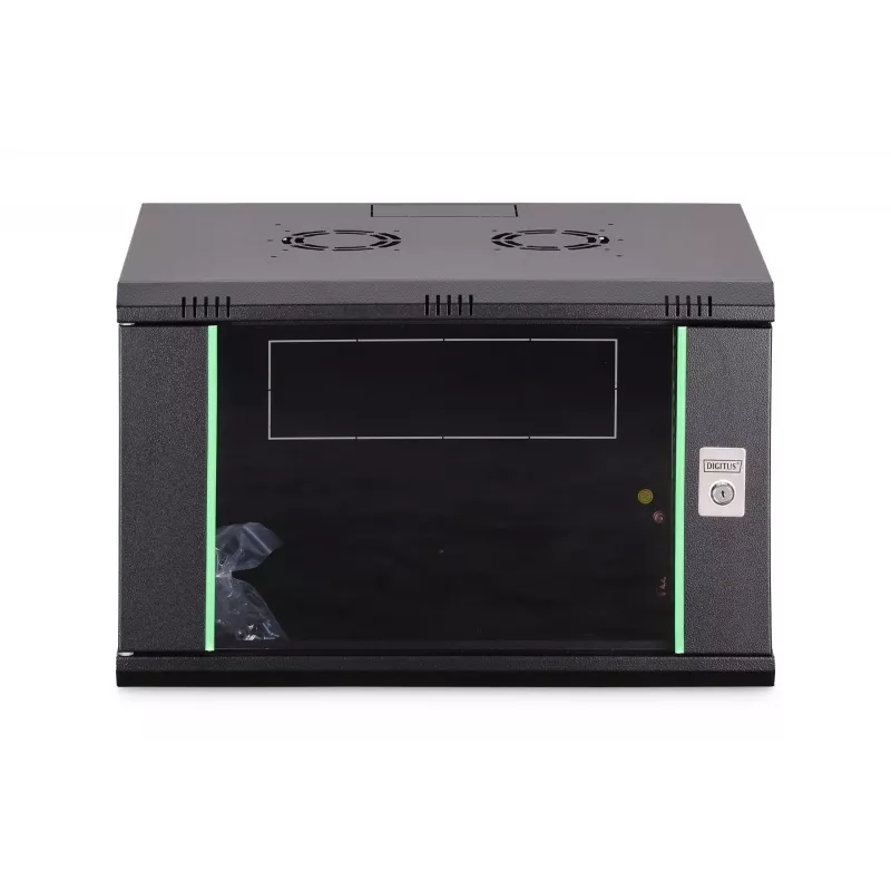 Sienas stiprināms 19 collu skapis DIGITUS Dynamic-N DN-37101 — 7U, 600x450 mm, IP20, slēdzams, neizjauktā veidā