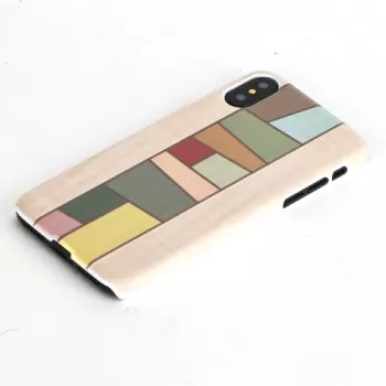 Viedtālruņa maciņš man and wood iPhone X/XS — balts