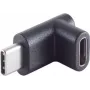 Adapteris ShiverPeaks 13-40002 USB 3.1 Type-C vīrietis-sieviete 90° leņķa savienotājs