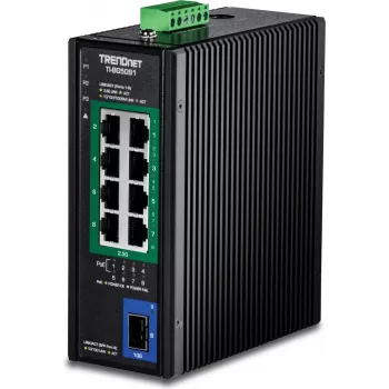 TRENDnet TI-BG5091 v1.0R - Industriālais slēdzis - 8 porti 10/100/1000/2.5G (PoE++)