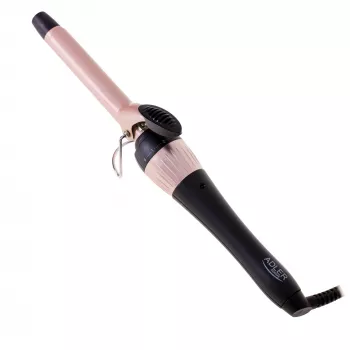 Adler AD 2116 lokšķēres ar keramikas sildīšanas sistēmu, 19 mm, 200 °C, 36 W, melna/rozā