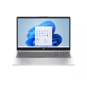 Portatīvais dators HP 15-fc0043ny — Ryzen 3 5425U, 15.6 inch FHD, 8GB DDR4, 256GB SSD, Vega 6, Windows 11, Natural Silver