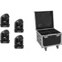 LED komplekts EUROLITE TMH-S90 4 gab. ar transporta koferi