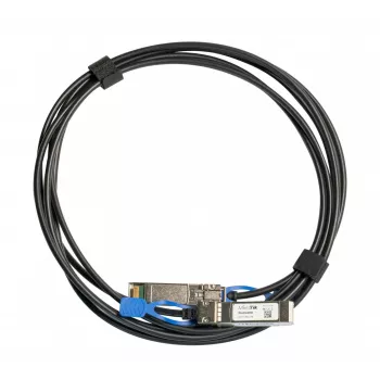 Tīkla kabelis MikroTik XS+DA0001 SFP/SFP+/SFP28 InfiniBand 1 m Melns