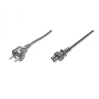 Assmann barošanas kabelis, Schuko - C5, 1.2m, H05VV-F3G 0.75mm², melns (AK-440115-012-S)
