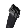 SilverStone SST-PP14-90 12VHPWR kabelis, 90 grādu, 650 mm, melns