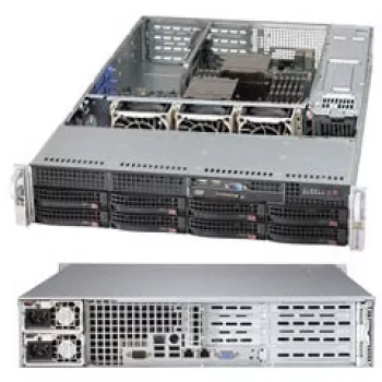2HE Supermicro SuperChassis 2U CSE-825TQC-R1K03WB korpuss