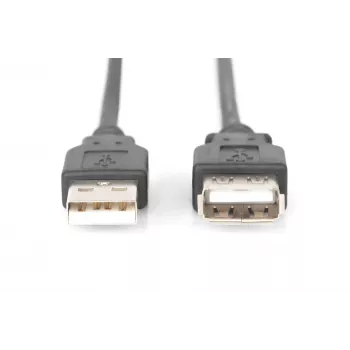 Digitus USB pagarinātāja kabelis - USB Type A (tēviņš) - USB Type A (mātīte) - 3,0 m - melns (AK-300202-030-S)