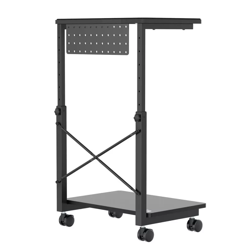 CPU ratiņu statīvs ar NanoRS plauktu, 80kg max, regulējams augstums 550~850mm, RS430