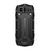 Izturīgs mobilais telefons Hammer ROCK LTE, 2,4" IPS ekrāns, 48 MB RAM, 128 MB, divas SIM, 3G, IP68, 2 MP kamera, 3000 mAh, melns