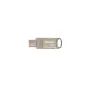 USB zibatmiņa PATRIOT PS128GT560DS5D 128GB USB 3.2 (USB-A / USB-C) grozāma cinka sakausējuma sudraba