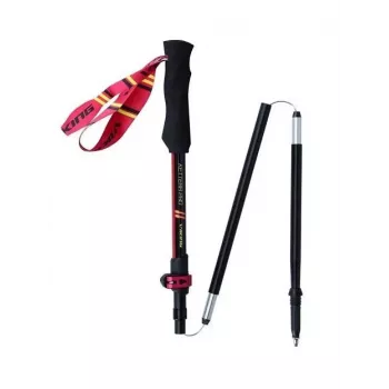 Nūjošanas nūjas Viking Kettera Pro Lady — sieviešu regulējamas nūjas, pāris, melns/fuksija