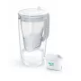 Ūdens filtra krūze BRITA Glass+1 Maxtra Pro pelēka, 2.4 L kopā / 1.5 L filtrēts, Maxtra Pro PP filtrs