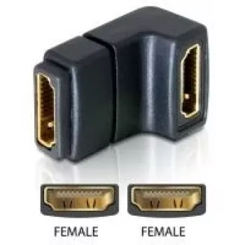 Adapteris HDMI sievišķais 90° uz leju DeLOCK 65075