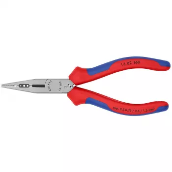 Knipex 13 02 160 daudzfunkciju knaibles 1 instruments Zils, Sarkans