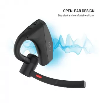 FIXED Talk Pro Black – vadu austiņas ar mikrofonu