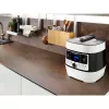 Rommelsbacher MD 1000 elektriskais spiediena katls – 4 L, 1000 W, 14 programmas, balts/melns