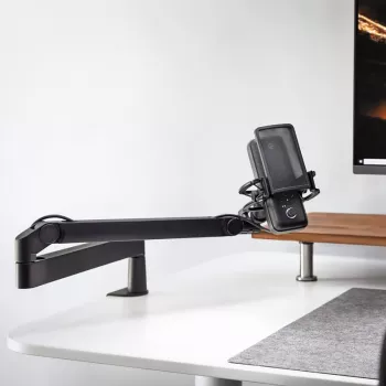 Elgato Wave Mic Arm LP – broadcast mikrofona statīvs ar galda stiprinājumu, melns, 1.69 kg