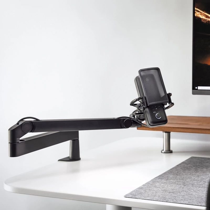 Elgato Wave Mic Arm LP – broadcast mikrofona statīvs ar galda stiprinājumu, melns, 1.69 kg