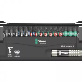Wera 05057697001 Bit-Check 30 Impaktor 2 bitu komplekts