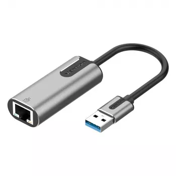Vention USB 3.0-A uz Gigabit Ethernet adapteris pelēks 0.15m alumīnija sakausējums