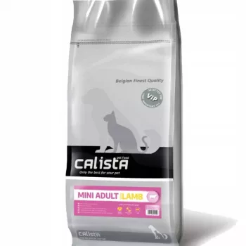 Calista Mini Adult jēra gaļas sausā barība suņiem, 12 kg
