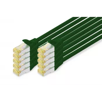 Digitus DK-1644-A-005-G-10 Ethernet Patch Kabelis 0,5m S/FTP CAT6A (10 gab.)