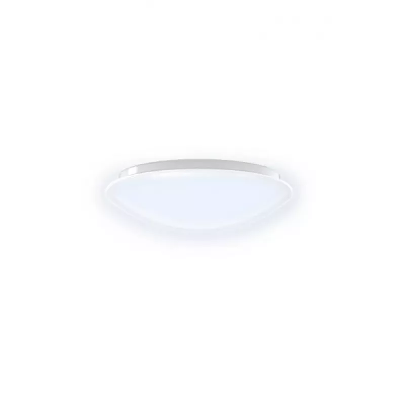 WOOX R5111 viedā LED griestu gaismeklis, 30 cm, Wi-Fi 2,4 GHz, 2700–6500K, 1200 lm, pieregulējams spilgtums, IP20, apaļš, balts