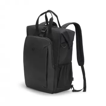 Mugursoma DICOTA Dual GO 39.6 cm (15.6 colli) Melna, ar nēsāšanas rokturi un plecu siksnu