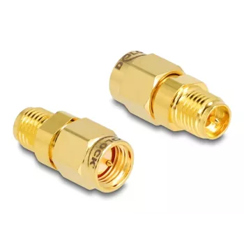 DeLOCK Adapter RP-SMA ligzda uz SMA spraudni 9mm diametrs 18mm platums