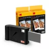 Momentkameras printeris Kodak Mini 2 Era Black — kompakts bezvadu foto printeris krāsu drukai