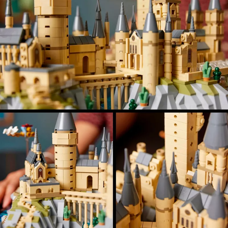 LEGO 76419 Harija Potera Cūkkārpas pils un teritorijas lielais komplekts pieaugušajiem, ieskaitot ikoniskas vietas: Lielā zāle, Noslēpumu palāta un vēl