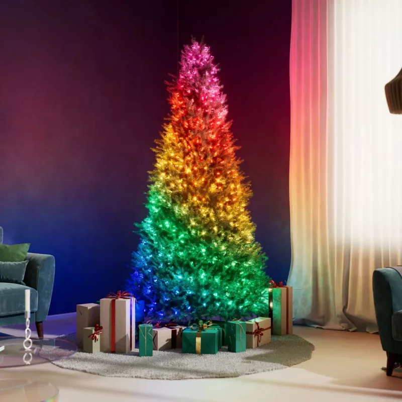 Twinkly Candies LED Ziemassvētku eglītes gaismas virtene TWKC100RGB-T 6 M Sveces forma