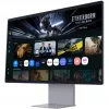 Samsung M90SF datora monitors 81,3 cm (32 collas) 3840 x 2160 pikseļi 4K Ultra HD OLED Sudrabs