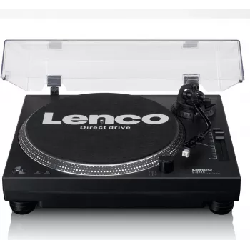 Atskaņotājs Lenco LEN L-3818 Melns, automātisks, alumīnija disks, USB Type-B, AC 230V
