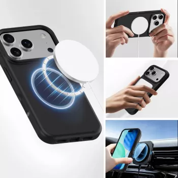 4smarts Cupertino Border Case iPhone 17 Pro melns 16 cm