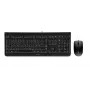 CHERRY DC 2000 Universāls USB AZERTY Beļģijas Melns tastatūras un peles komplekts