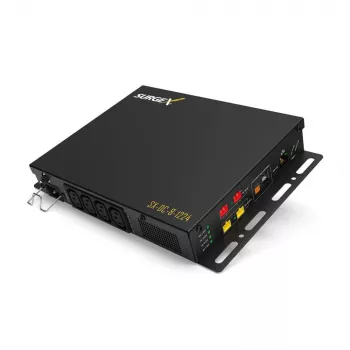 SurgeX Squid AM-SX-DC-8-1224-230 — 8 līniju aizsargs pret pārspriegumu 12–24 V DC, saderīgs ar 230 V