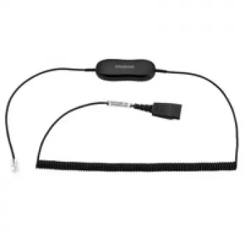 Jabra GN1218 AC 2m Spoles kabelis, melns