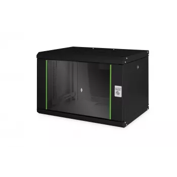 Sienas stiprinājuma skapis Digitus DN-19 07-U-SW, 7U, melns