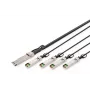 Digitus 40G QSFP+ uz 4x SFP+ tiešā pieslēguma kabelis 3m