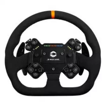 Simucube Valo GT-23 SC3 Simracing stūre, 320 mm diametrs, GT dizains, SC3 ātrās atlaišanas mehānisms - melna, zamšāda