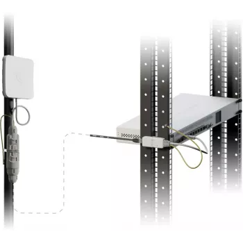 Mikrotik RBGESP Gigabitu Ethernet pārsprieguma aizsargs Melns