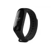 Silikona siksniņa FIXED Xiaomi Mi Band 3/4 — Melna, nomaiņas elastīga izturīga